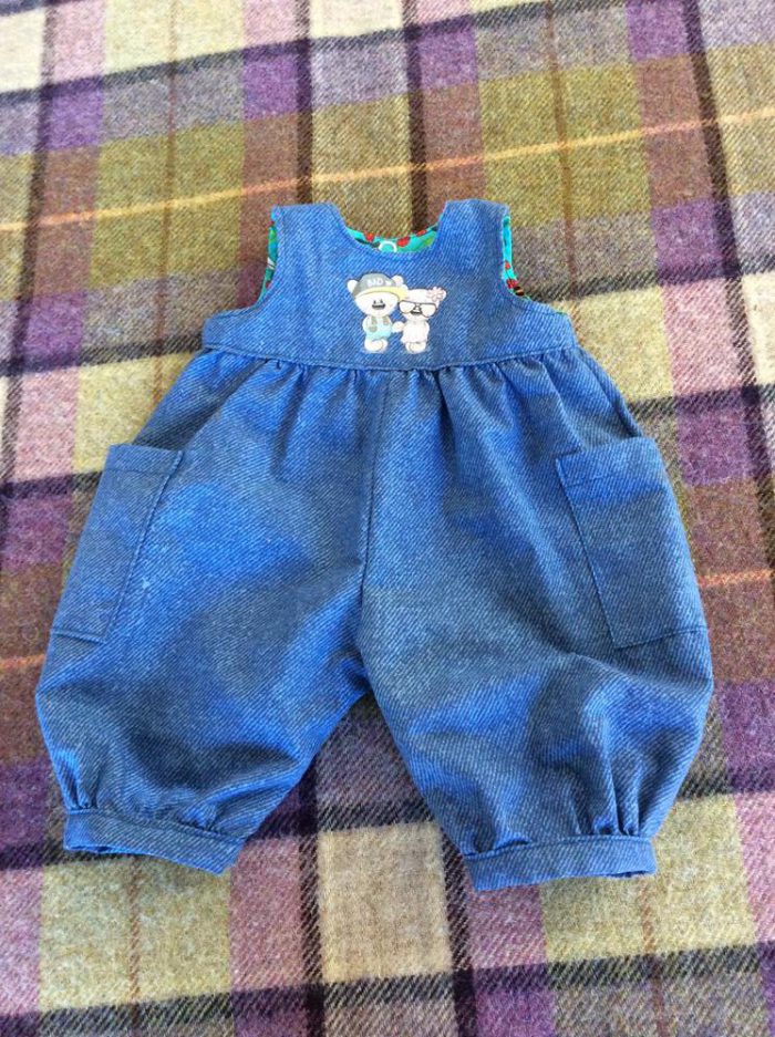 Dungarees for 15-16" doll